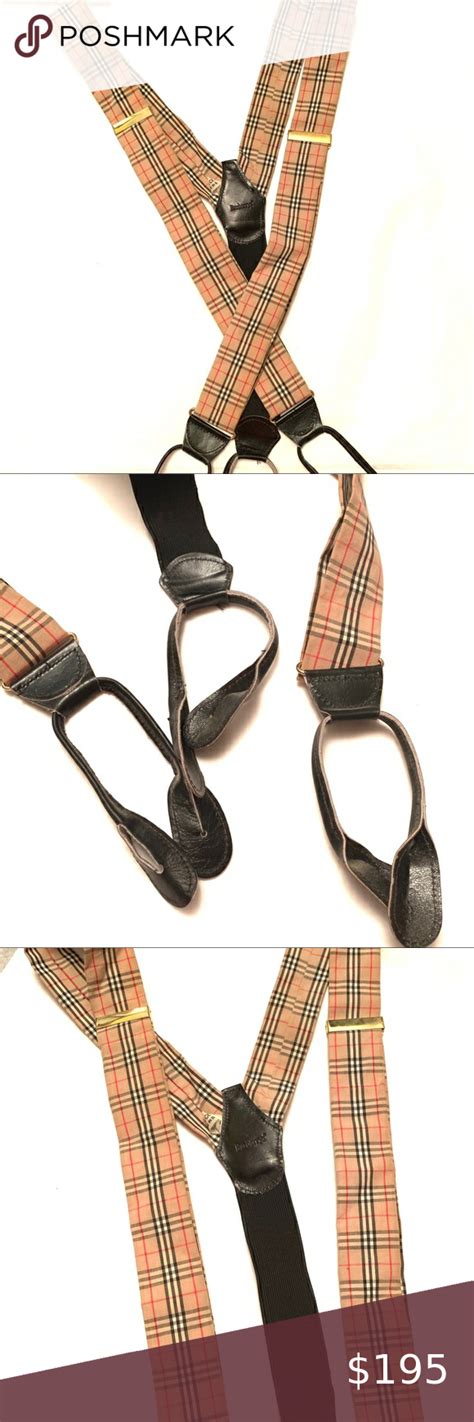 burberry mens bracelet|Burberry suspenders.